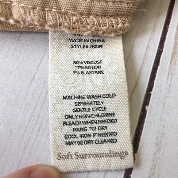 Soft Surroundings Freda Trousers in Camel - Picture 7 of 8